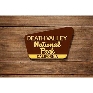 Death Valley National Park California Sign Hike Trail Camp Outdoors Park Forest